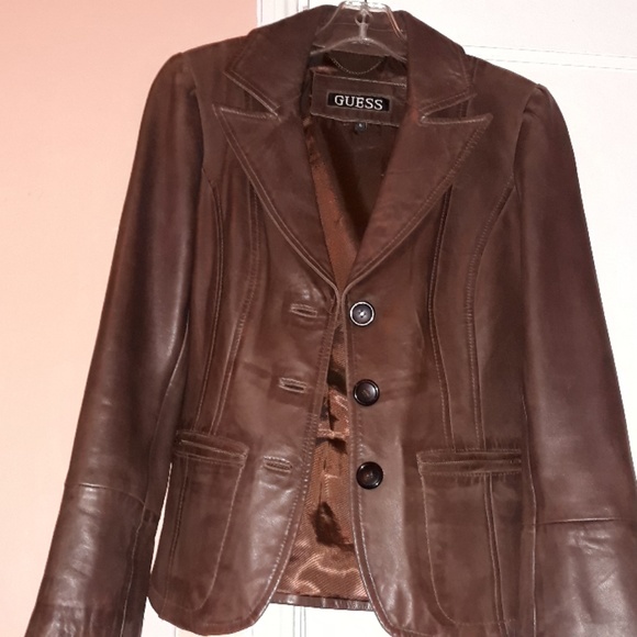 Guess leather jacket - Picture 1 of 4